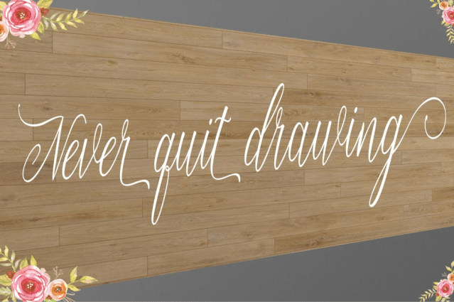 Ambarella Font for postcards