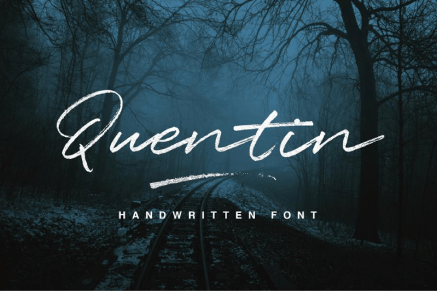 Handwritten Style- Quentin Font
